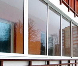 Балконы, лоджии из алюминия