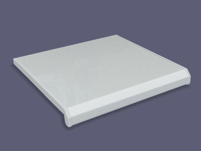 Белый глянцевый